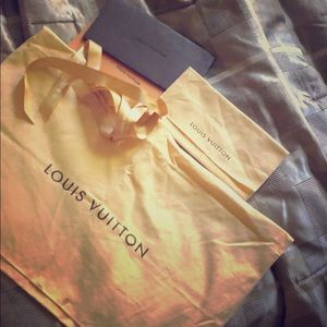 Louis Vuitton dust bags